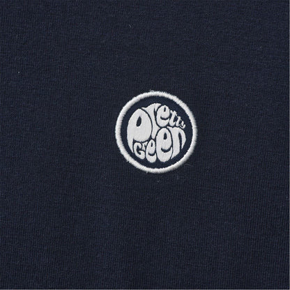 Navy - Lifestyle - Pretty Green Mens Chest Logo Crew Neck T-Shirt