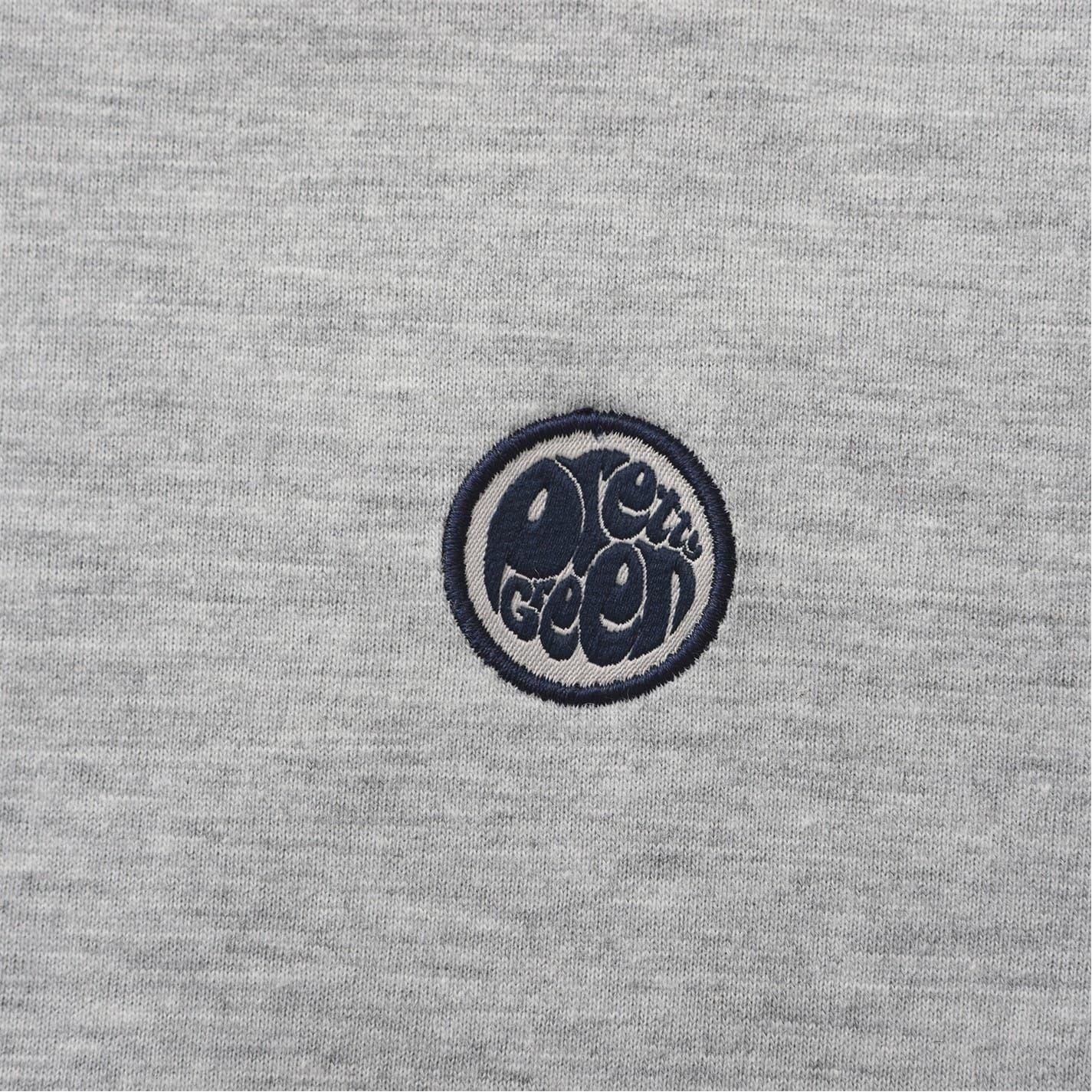 Grey Marl - Lifestyle - Pretty Green Mens Chest Logo Crew Neck T-Shirt