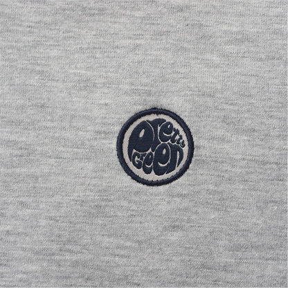 Grey Marl - Lifestyle - Pretty Green Mens Chest Logo Crew Neck T-Shirt