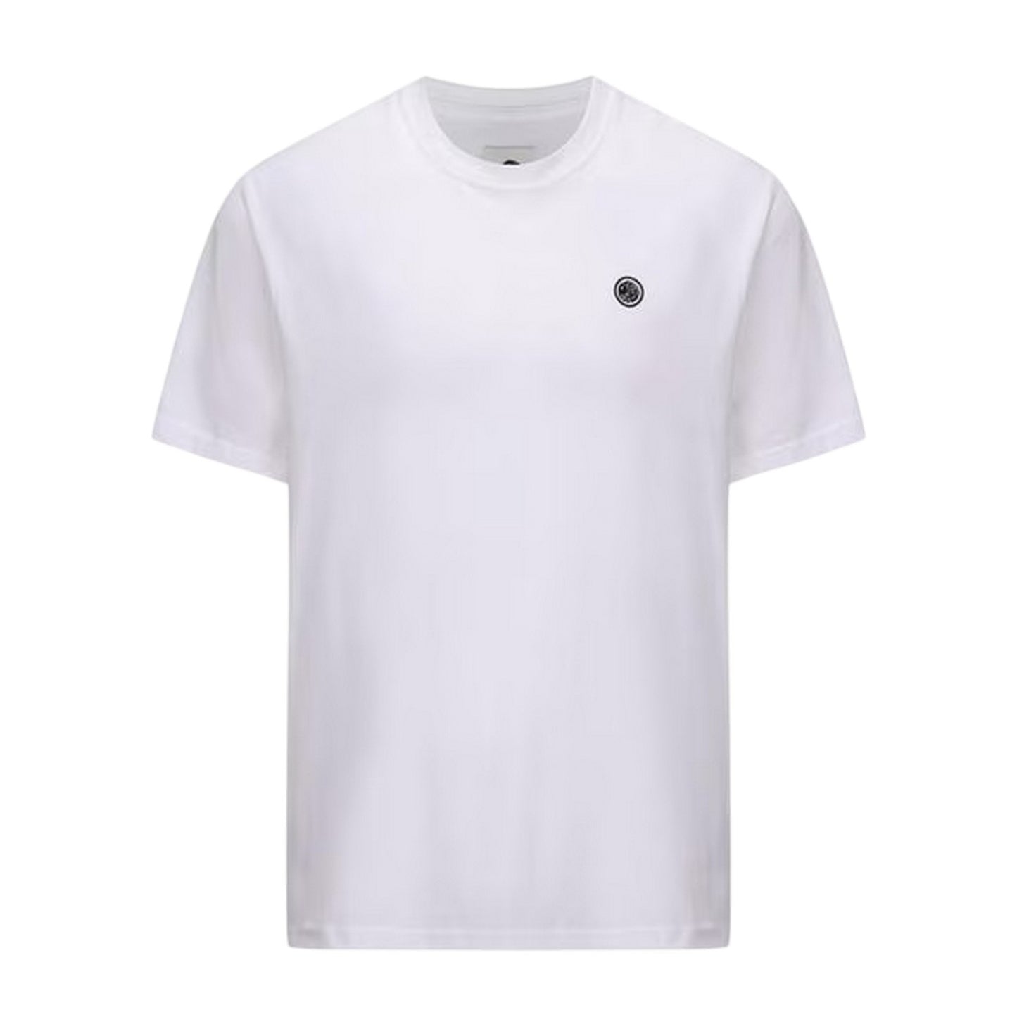 White - Front - Pretty Green Mens Chest Logo Crew Neck T-Shirt