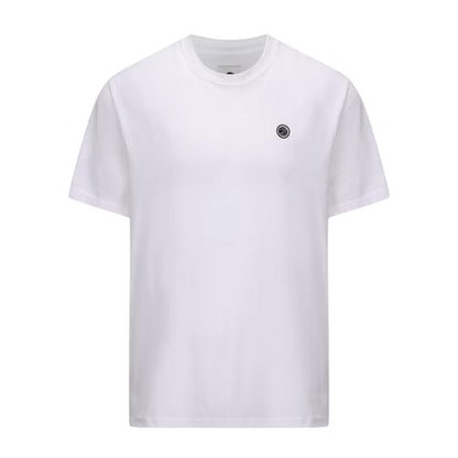 White - Front - Pretty Green Mens Chest Logo Crew Neck T-Shirt