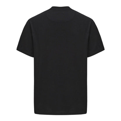 Black - Back - Pretty Green Mens Chest Logo Crew Neck T-Shirt