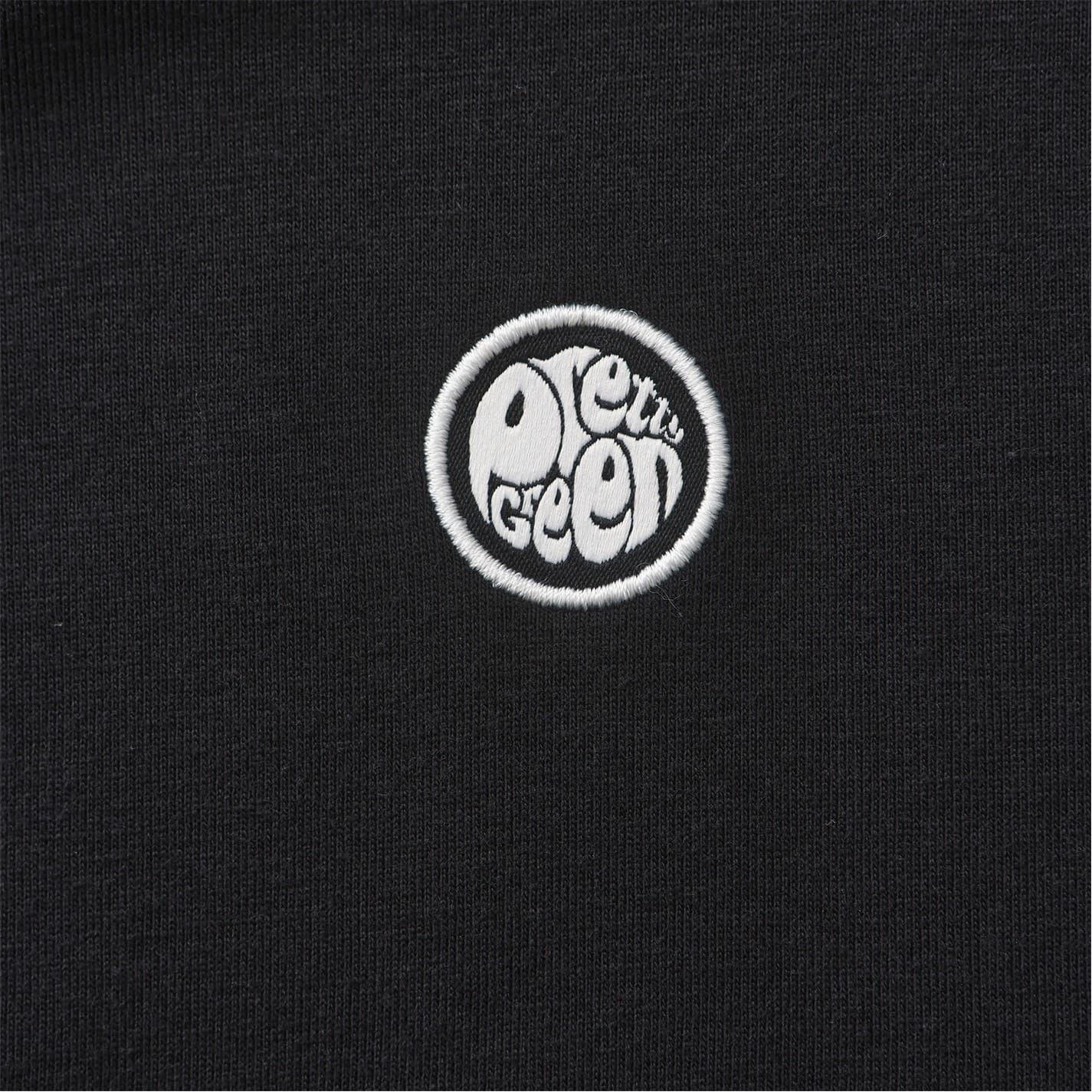 Black - Lifestyle - Pretty Green Mens Chest Logo Crew Neck T-Shirt