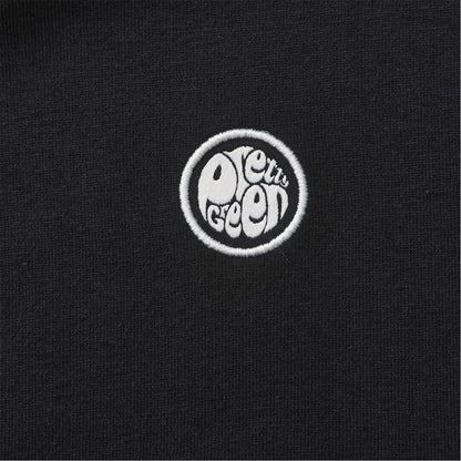 Black - Lifestyle - Pretty Green Mens Chest Logo Crew Neck T-Shirt