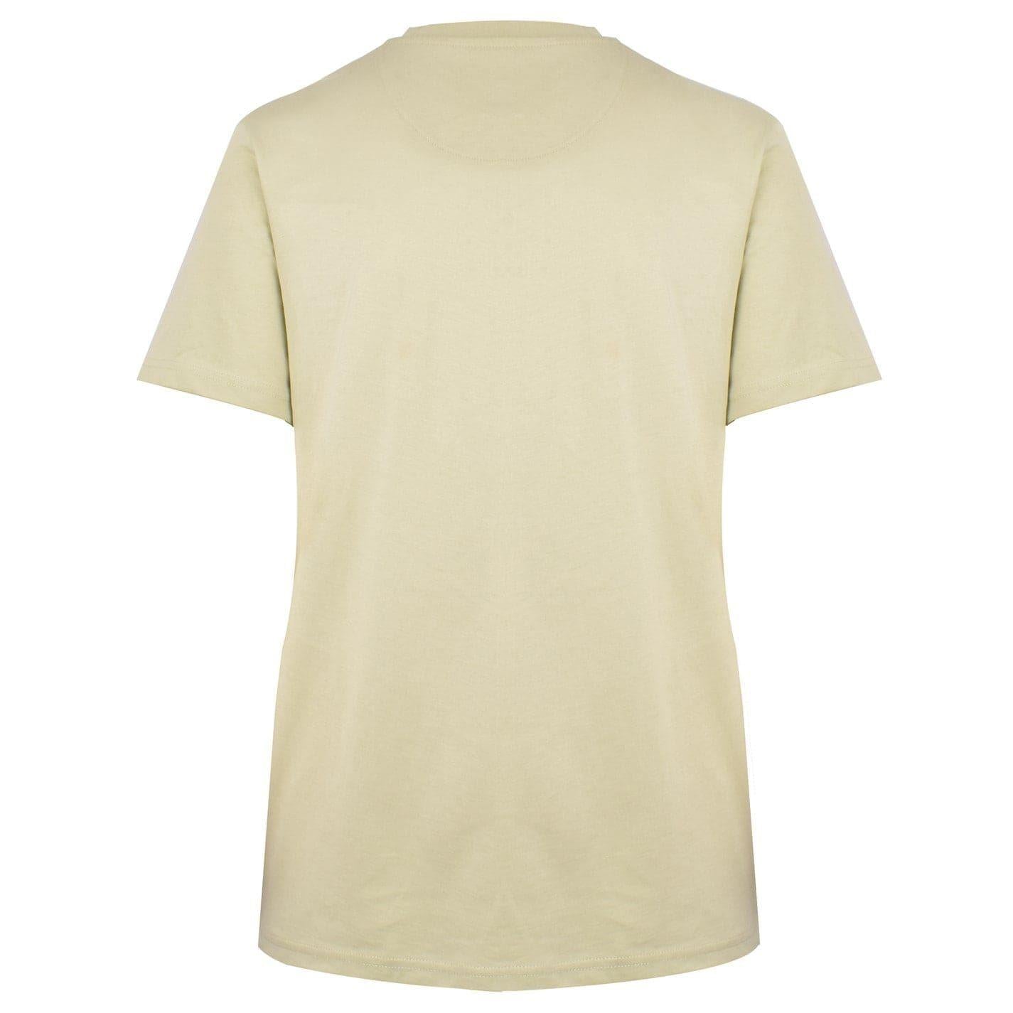 Pastel Green - Back - Pretty Green Mens Chest Logo Crew Neck T-Shirt