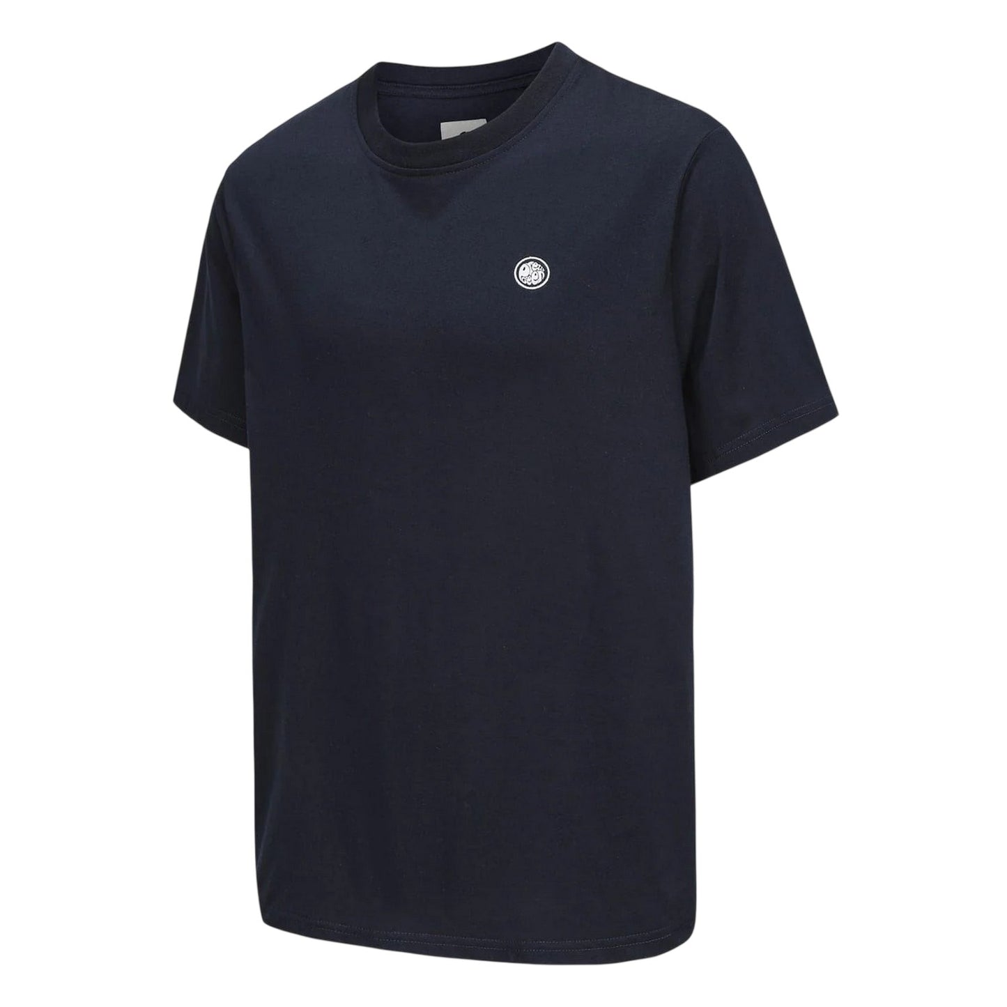 White - Lifestyle - Pretty Green Mens Chest Logo Crew Neck T-Shirt