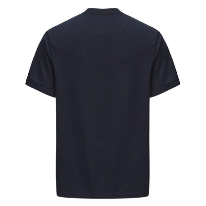 Navy - Back - Pretty Green Mens Chest Logo Crew Neck T-Shirt