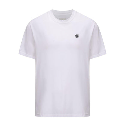 White - Front - Pretty Green Mens Chest Logo Crew Neck T-Shirt