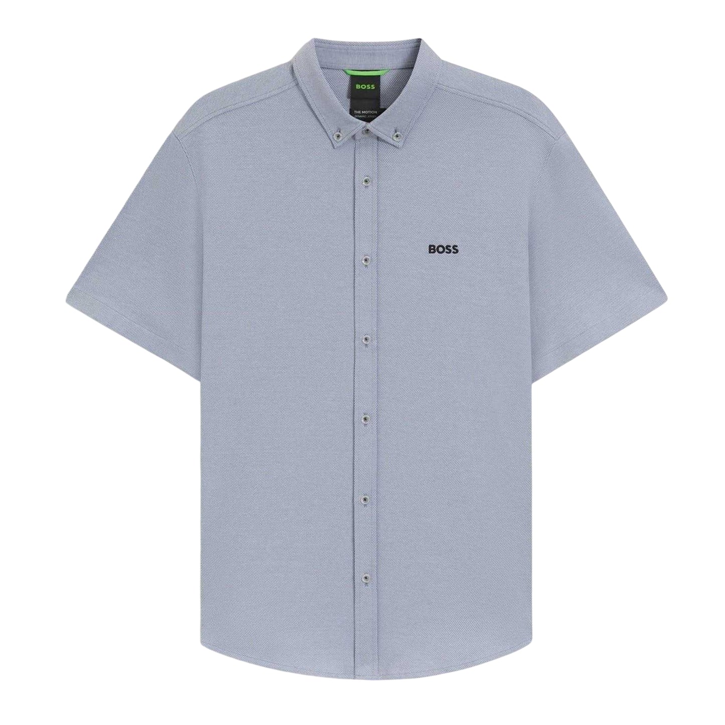 Grey - Front - Boss Mens B Motion Button-Down Shirt