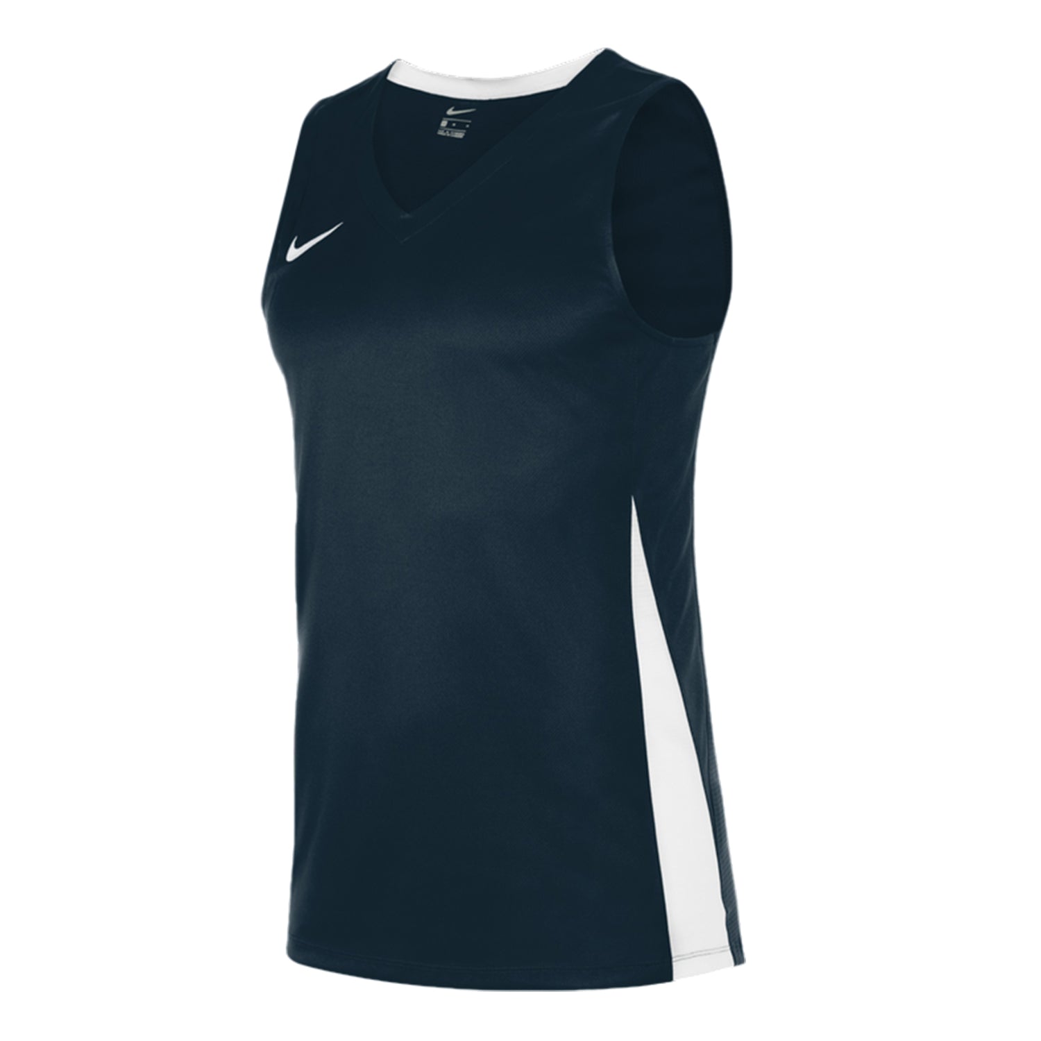 Obsidian Blue-White - Side - Nike Mens Sleeveless Tank Top