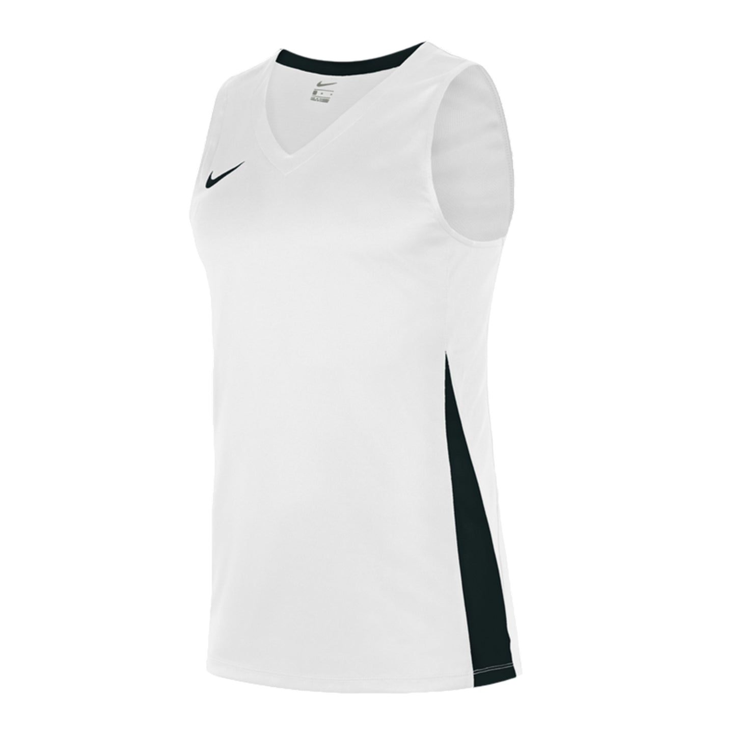 White-Black - Side - Nike Mens Sleeveless Tank Top