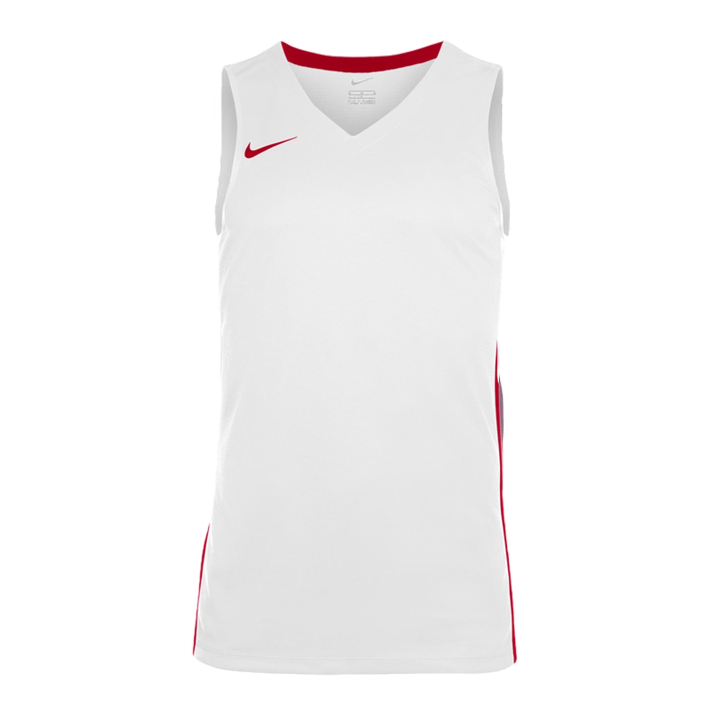White-Red - Front - Nike Mens Sleeveless Tank Top