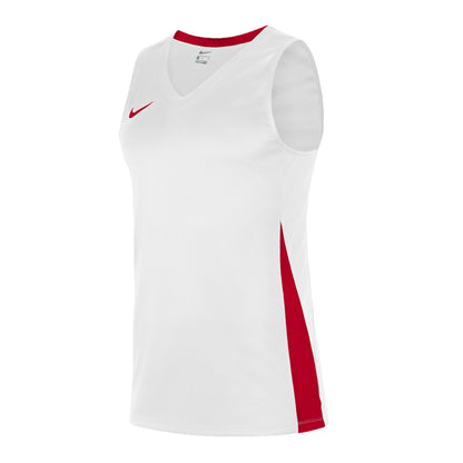 White-Red - Side - Nike Mens Sleeveless Tank Top