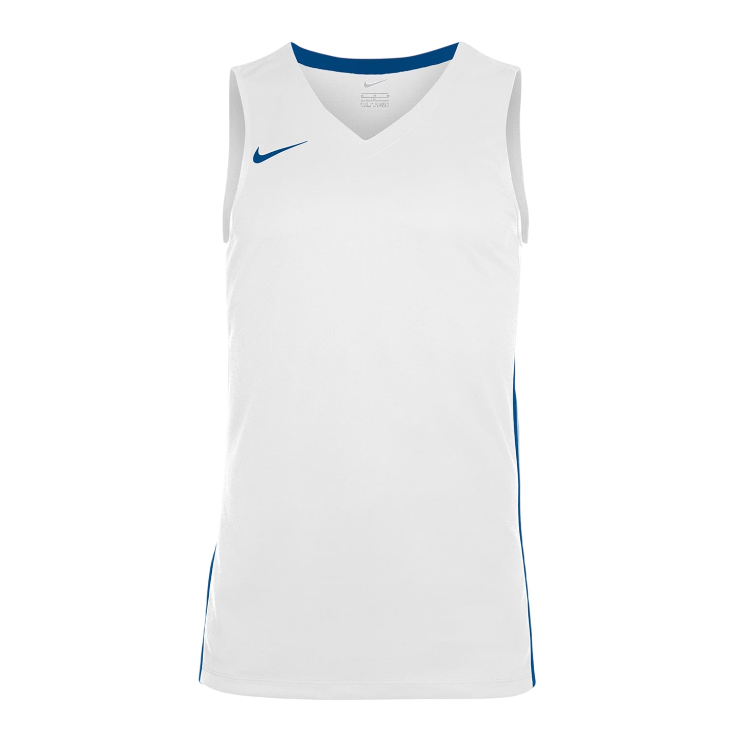White-Royal Blue - Front - Nike Mens Sleeveless Tank Top
