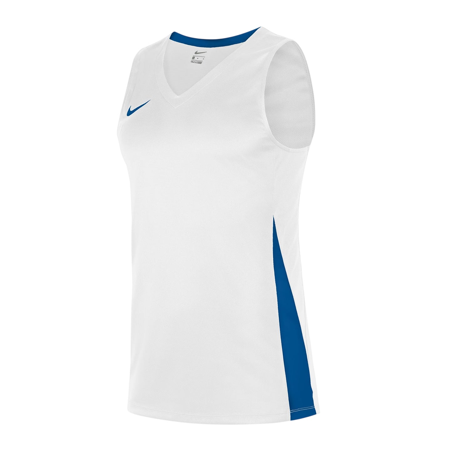 White-Royal Blue - Side - Nike Mens Sleeveless Tank Top