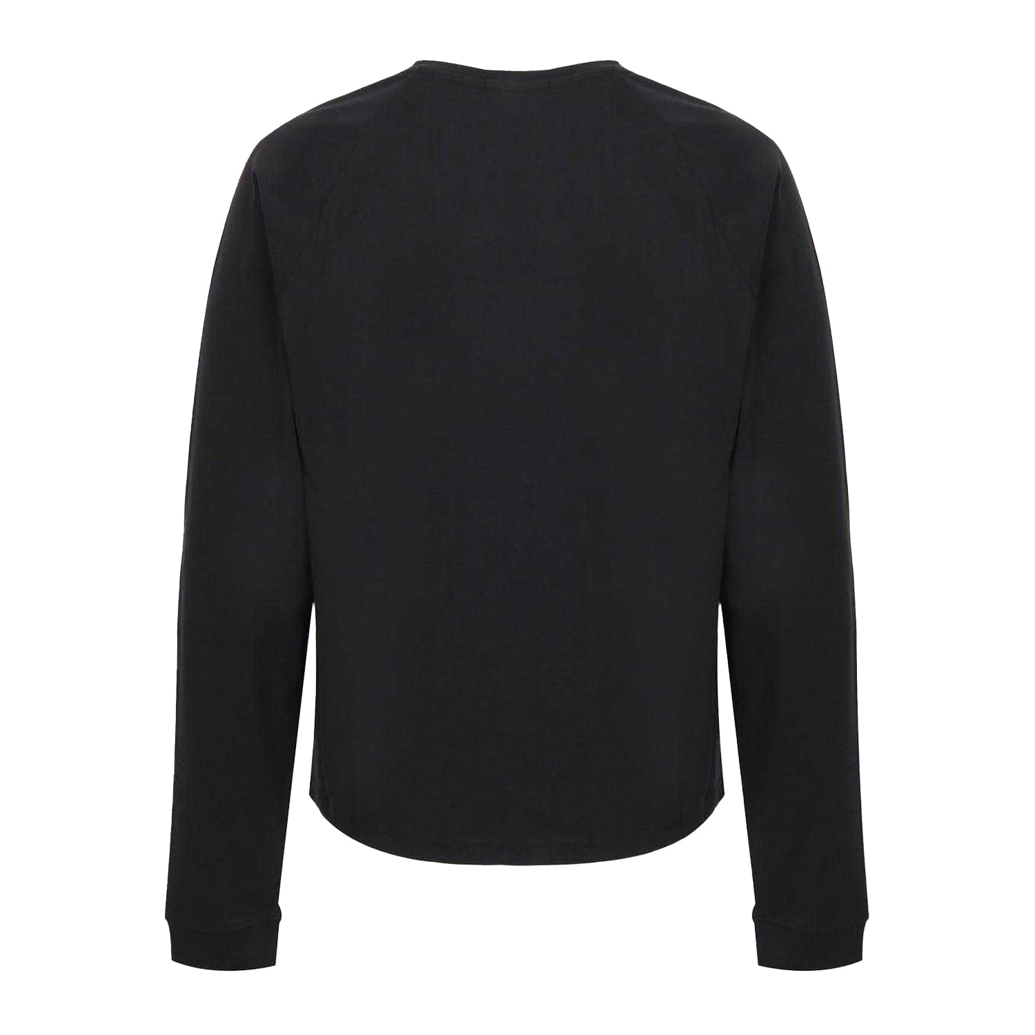 Black - Back - No Fear Mens Logo Raglan Long-Sleeved T-Shirt