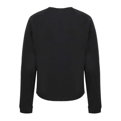 Black - Back - No Fear Mens Logo Raglan Long-Sleeved T-Shirt