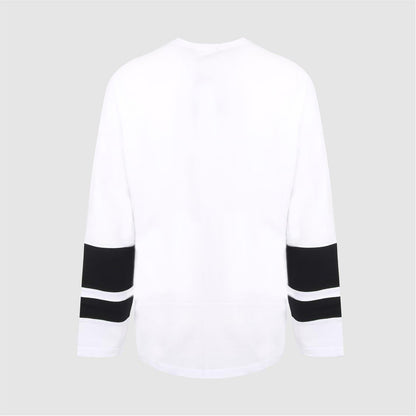 White-Black - Back - No Fear Mens Logo Raglan Long-Sleeved T-Shirt