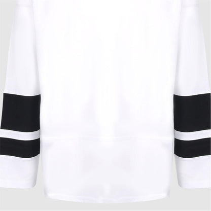 White-Black - Side - No Fear Mens Logo Raglan Long-Sleeved T-Shirt