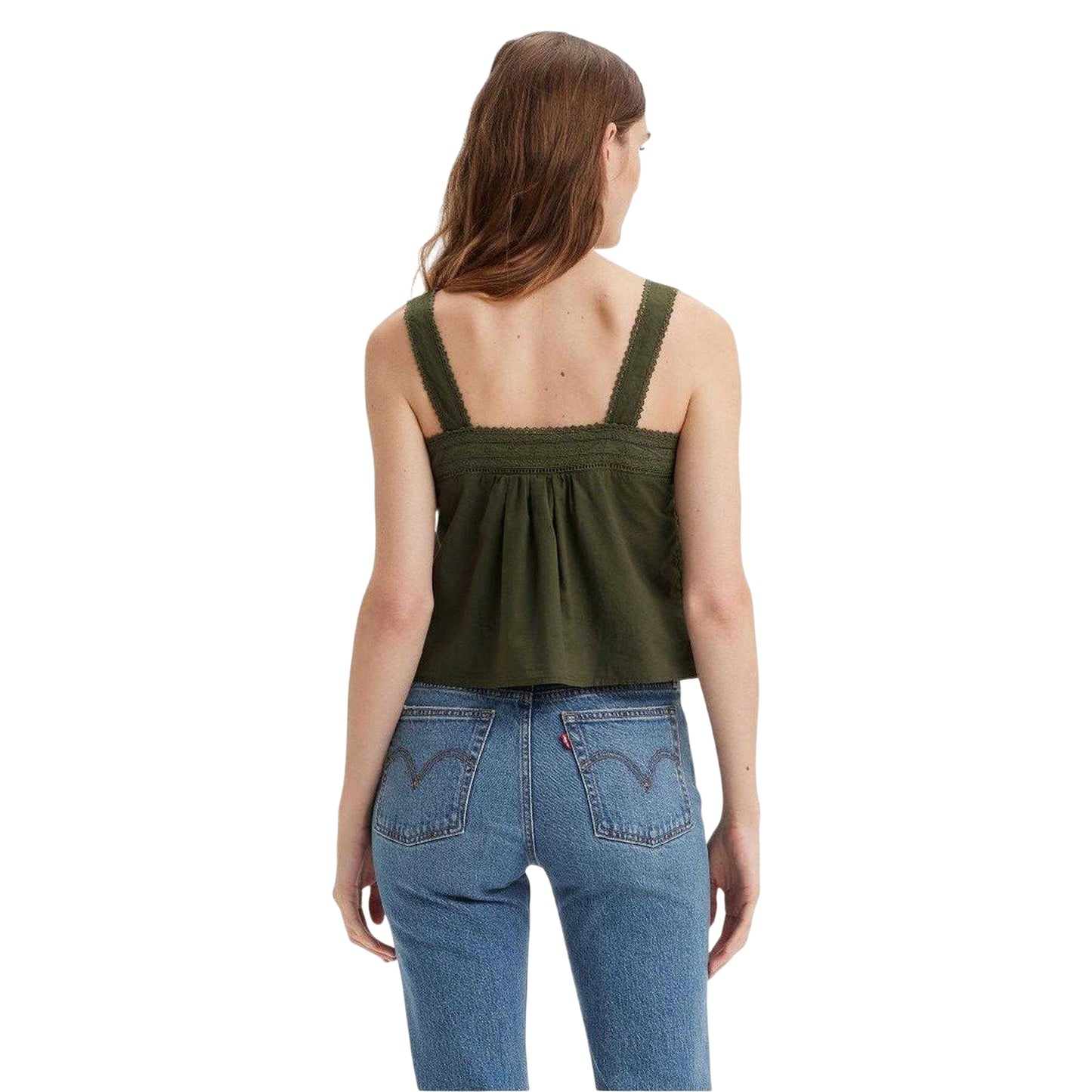 Deep Depths - Back - Levis Womens-Ladies Square Neck Camisole