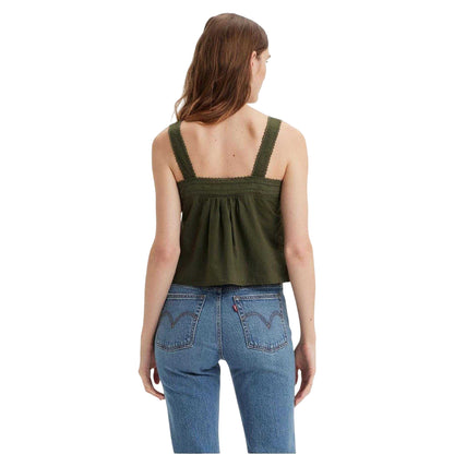 Deep Depths - Back - Levis Womens-Ladies Square Neck Camisole