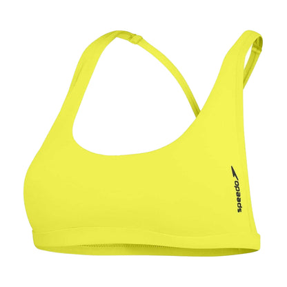 Green - Front - Speedo Womens-Ladies Regular Bikini Top