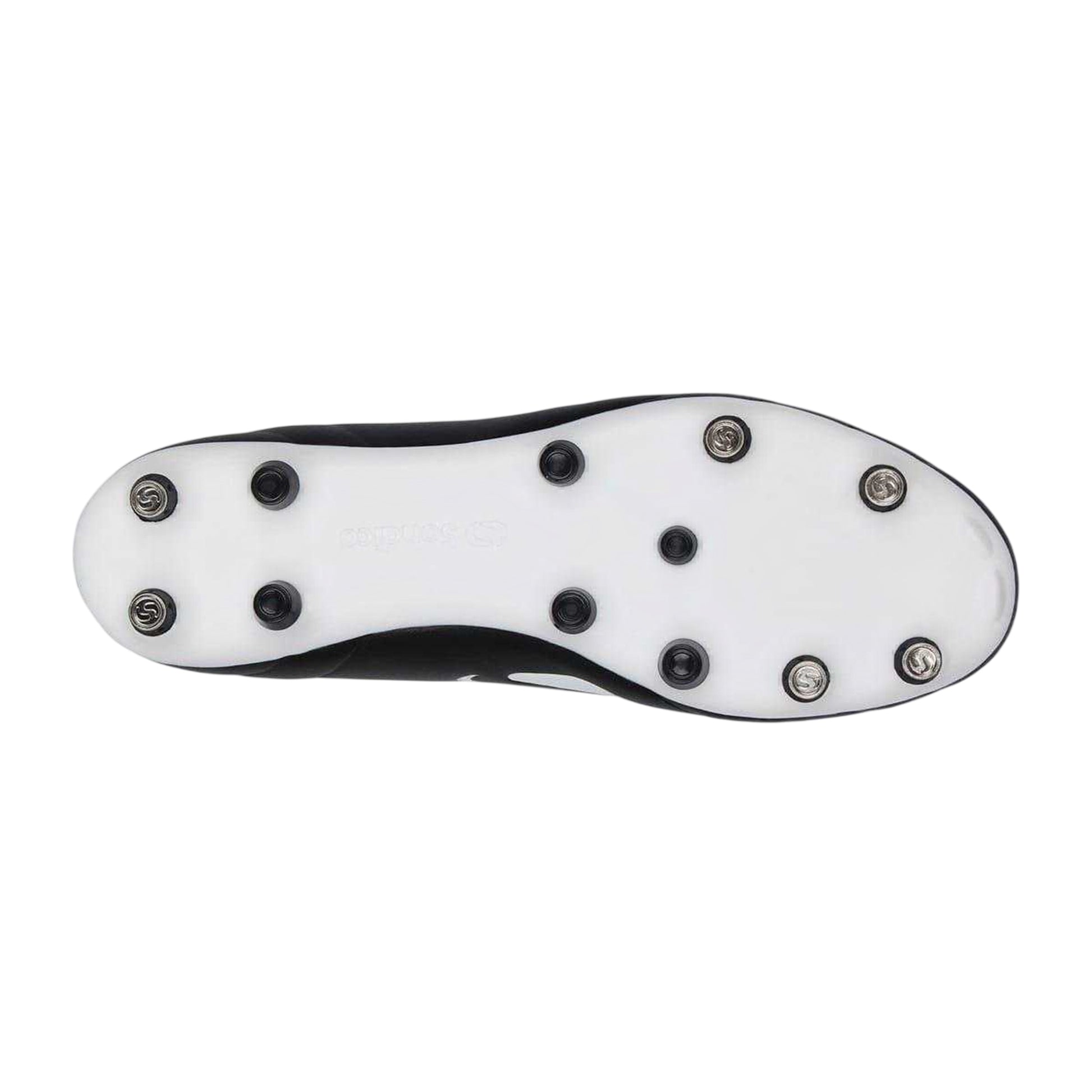 Black-White - Lifestyle - Sondico Mens Strike Black and White Soft Ground Football Boots