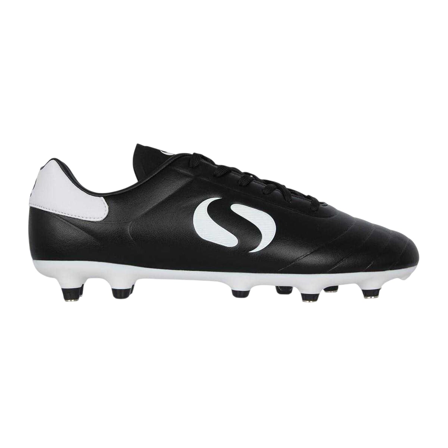 Black-White - Front - Sondico Mens Strike Black and White Soft Ground Football Boots