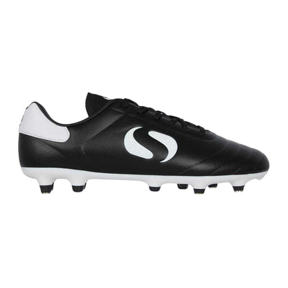 Black-White - Front - Sondico Mens Strike Black and White Soft Ground Football Boots