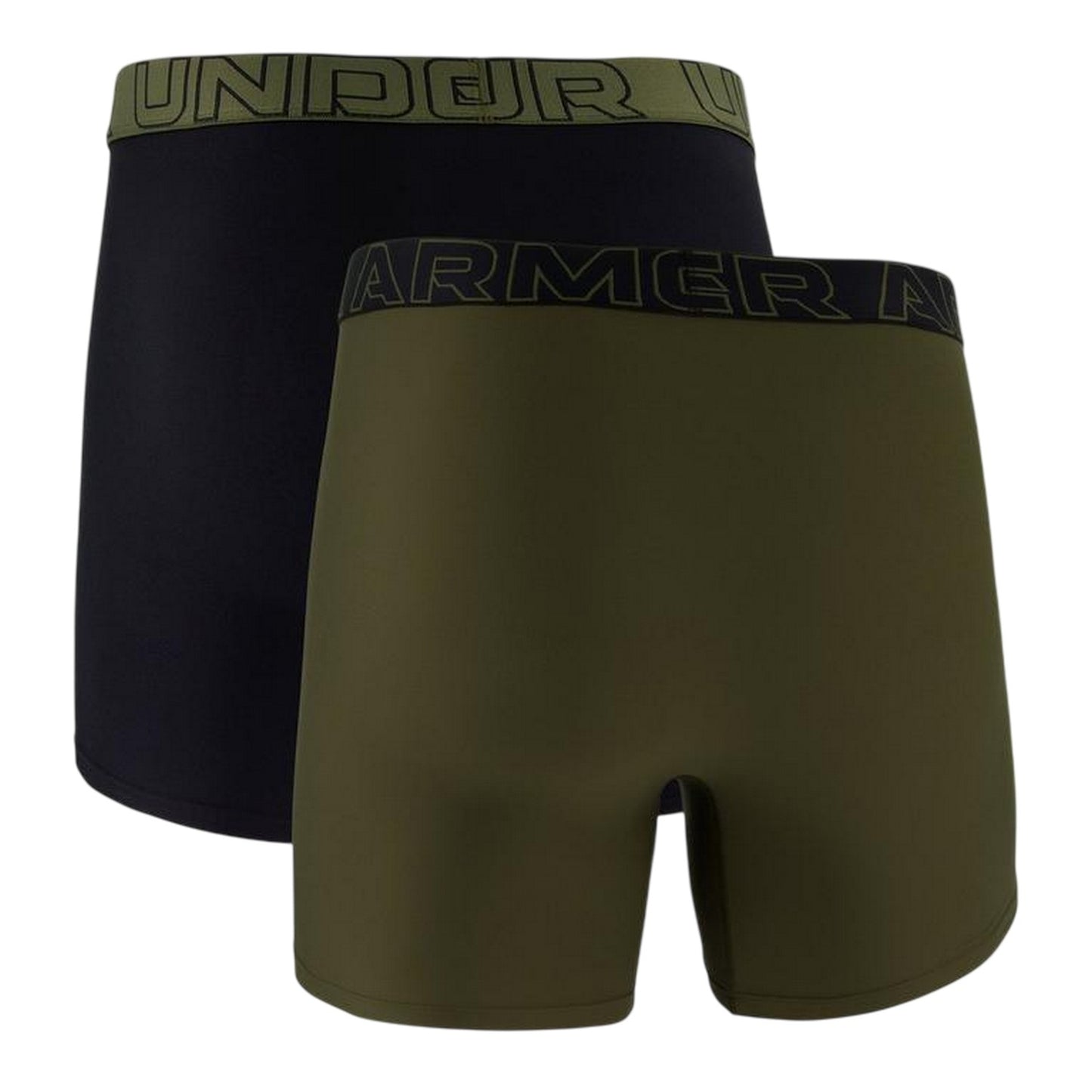 Green-Black Marl - Back - Under Armour Mens Tech Boxer Briefs (Pack of 2)