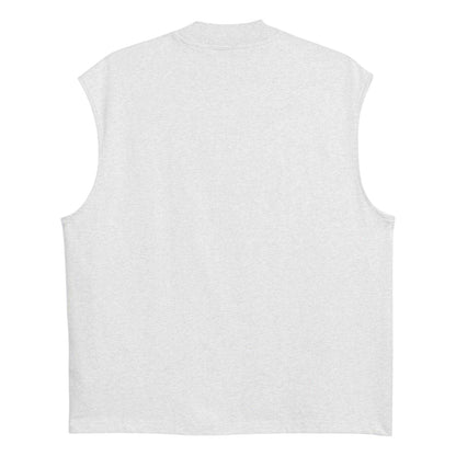 Grey - Back - Adidas Unisex Adult Adi Cotton Basketball Tank Top