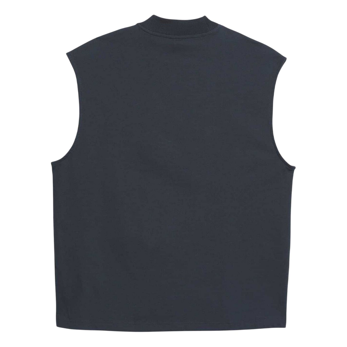 Navy - Back - Adidas Unisex Adult Adi Cotton Basketball Tank Top