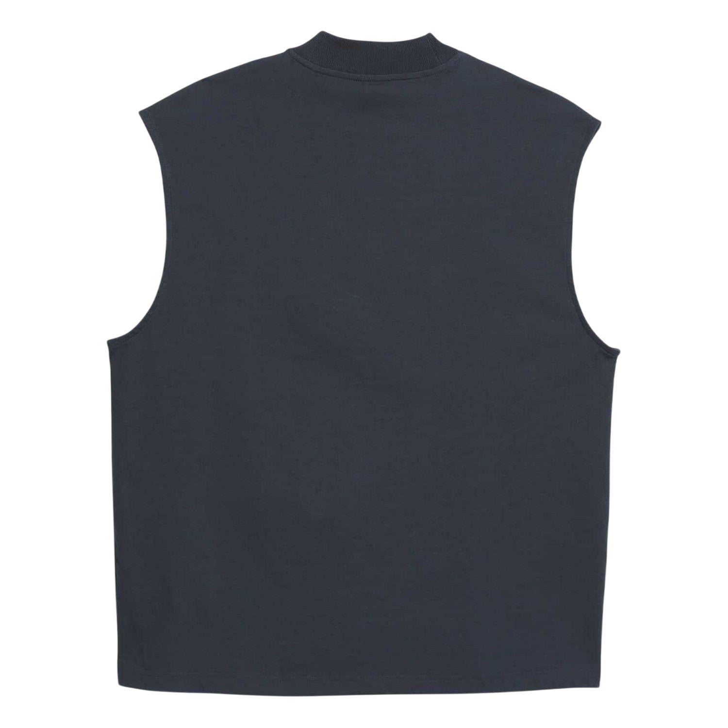 Navy - Back - Adidas Unisex Adult Adi Cotton Basketball Tank Top