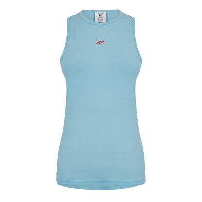 Light Blue - Front - Reebok Womens-Ladies Les Mills Activchill Tank Top
