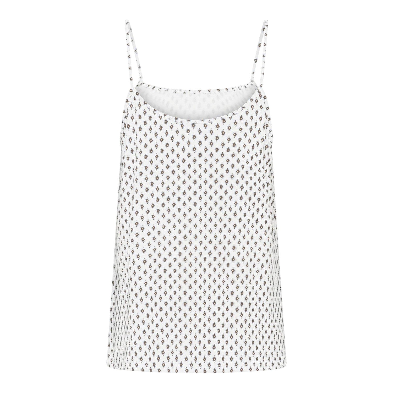 Snow White - Back - CCDK Copenhagen Womens-Ladies Kendall Geometric Pyjama Top