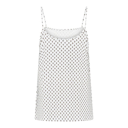 Snow White - Back - CCDK Copenhagen Womens-Ladies Kendall Geometric Pyjama Top