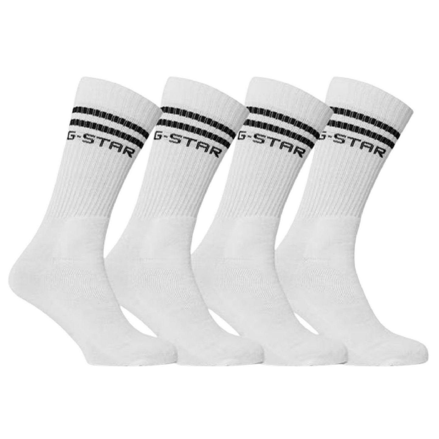Black-White - Back - G-Star Mens Titan T&S Boxer Briefs Set (Pack of 8)