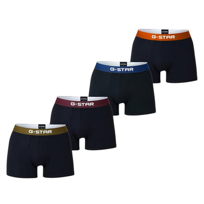 Black-White - Side - G-Star Mens Titan T&S Boxer Briefs Set (Pack of 8)