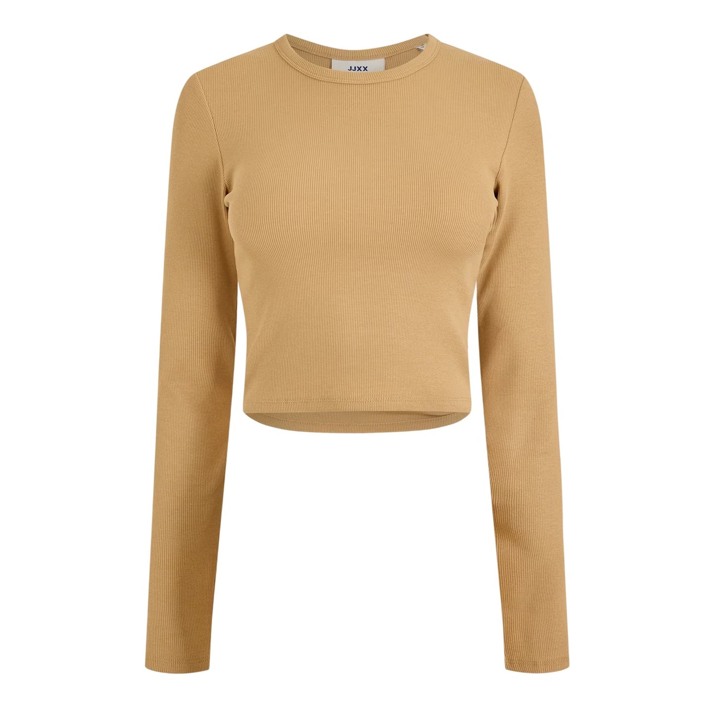 Incense - Front - JJXX Womens-Ladies Feline Slim Long-Sleeved Crop T-Shirt