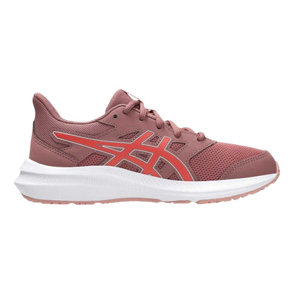 Red-Pink - Front - Asics Childrens-Kids Jolt 4 Running Trainers