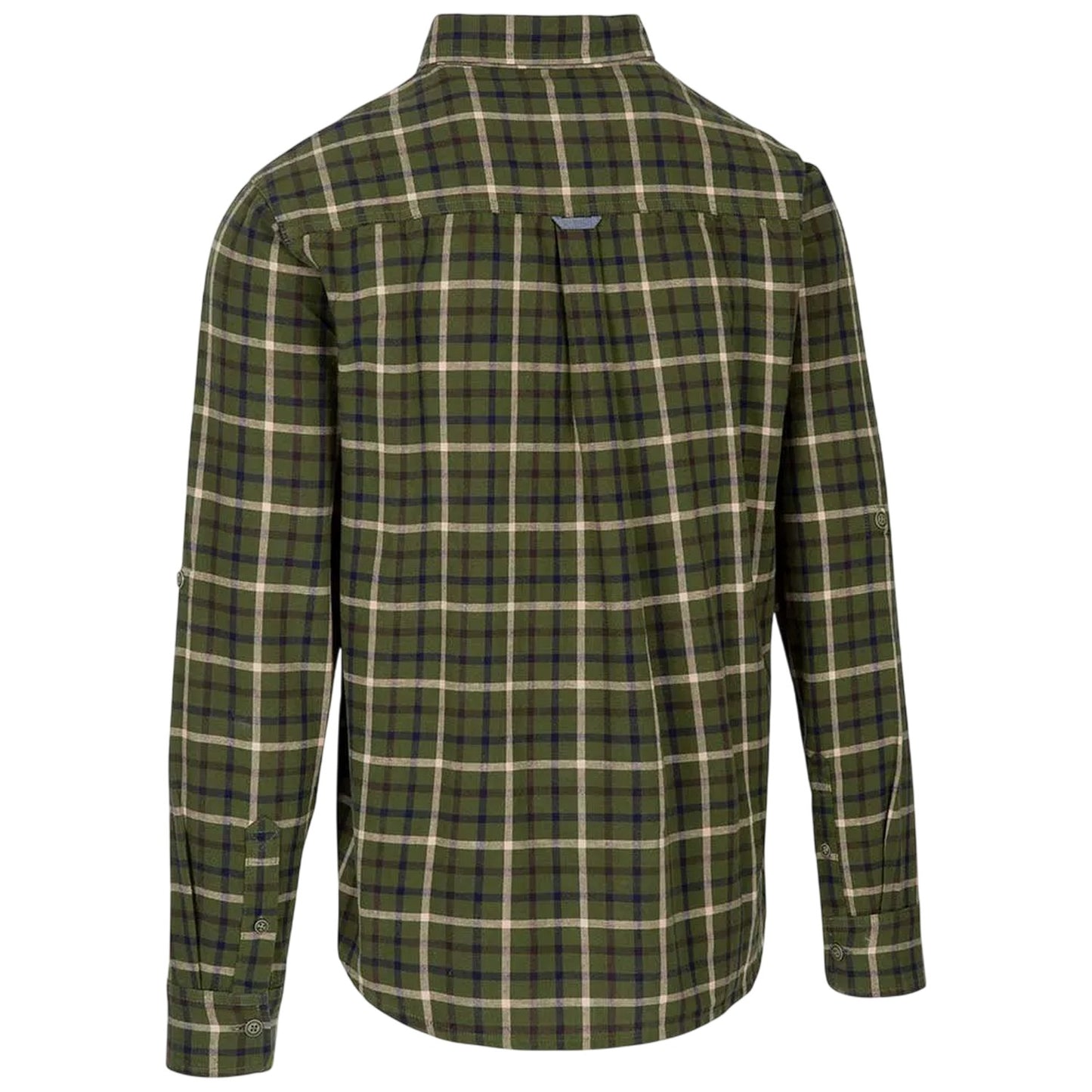 Green - Back - Trespass Mens Withnell Casual Button-Down Shirt