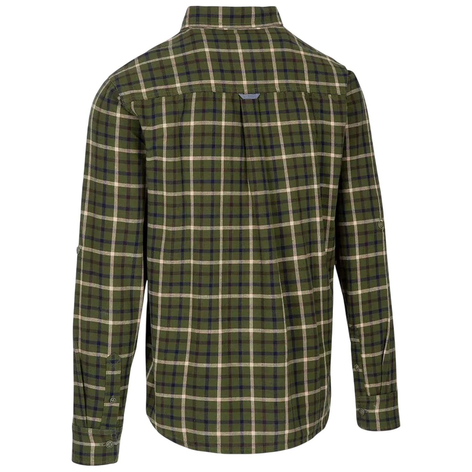 Green - Back - Trespass Mens Withnell Casual Button-Down Shirt