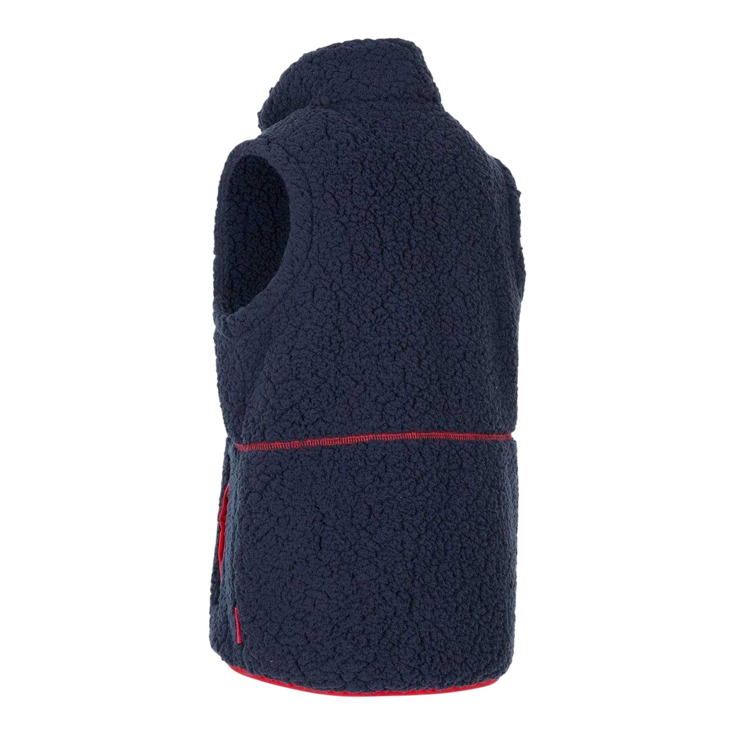 Navy - Back - Trespass Childrens-Kids Talant Fleece Gilet
