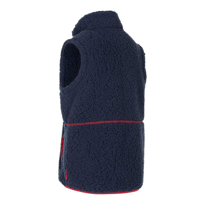 Navy - Back - Trespass Childrens-Kids Talant Fleece Gilet