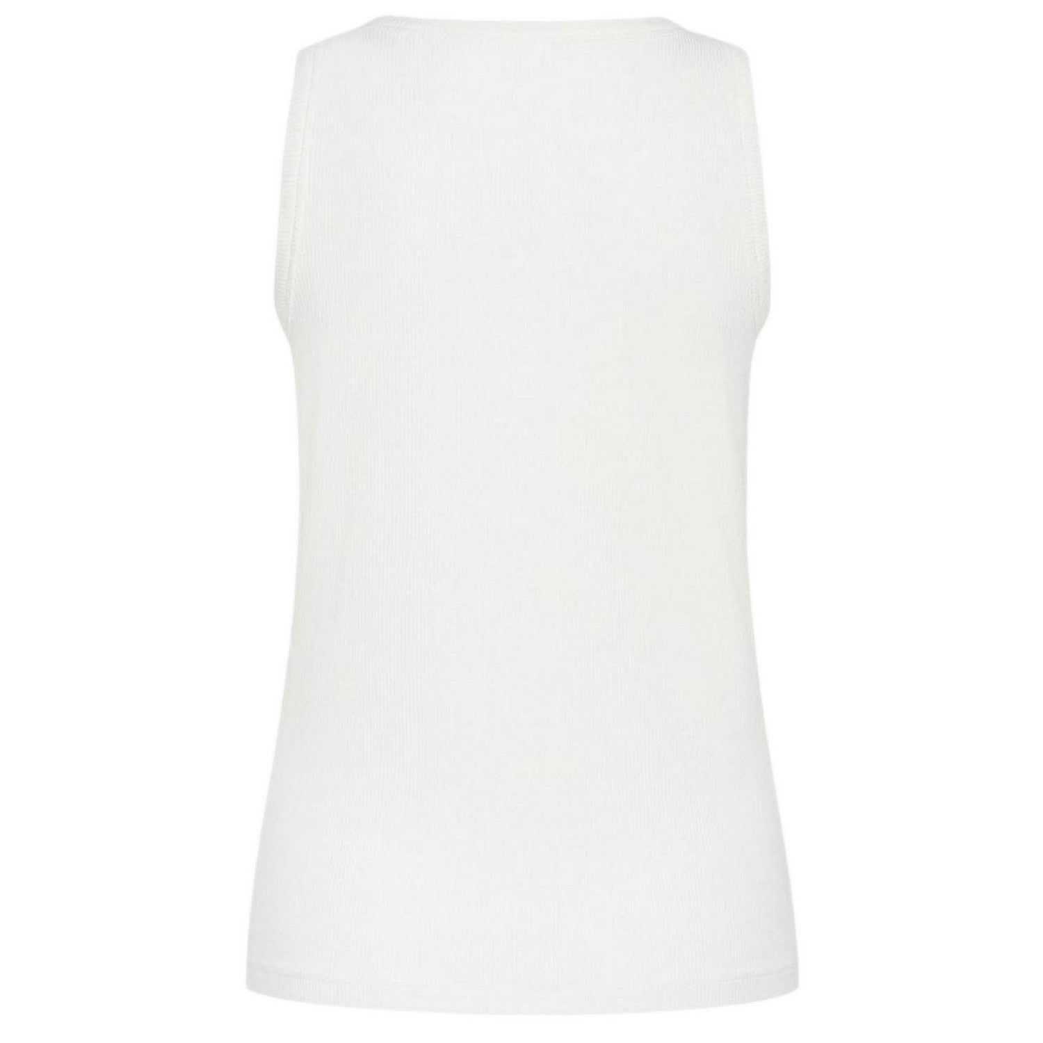 Snow White - Back - CCDK Copenhagen Womens-Ladies Anja Plain Sleeveless Tank Top