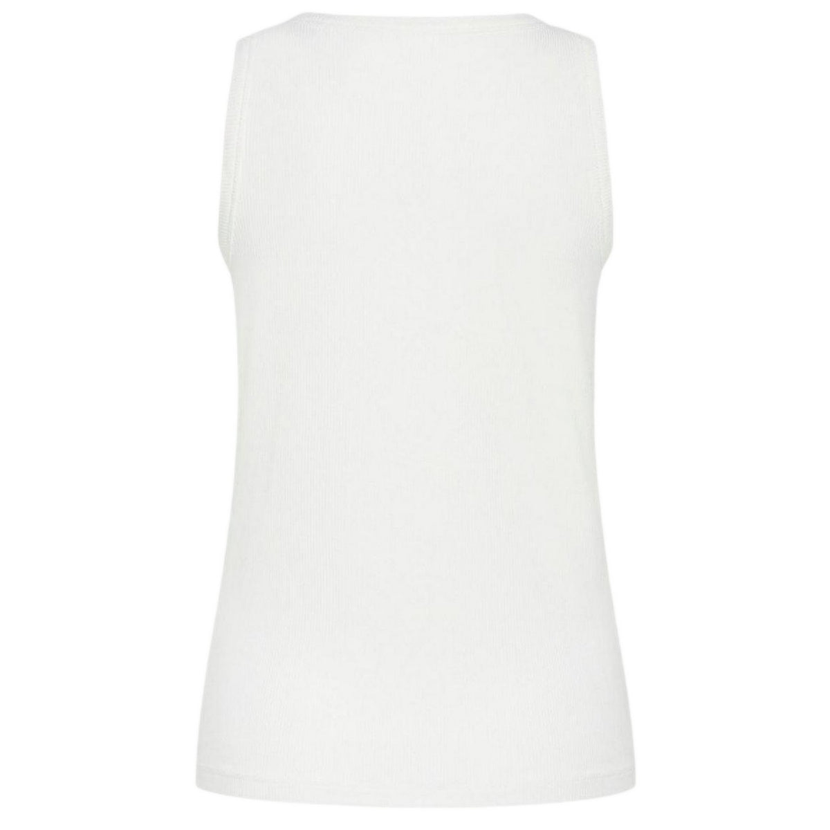 Snow White - Back - CCDK Copenhagen Womens-Ladies Anja Plain Sleeveless Tank Top