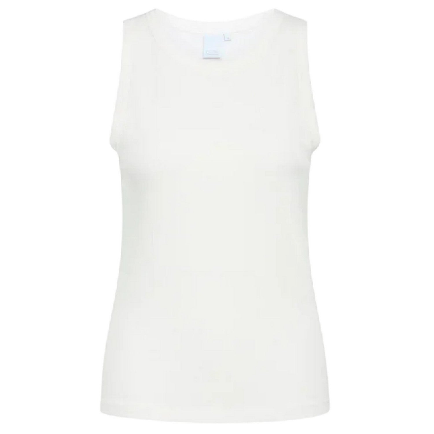 Snow White - Front - CCDK Copenhagen Womens-Ladies Anja Plain Sleeveless Tank Top
