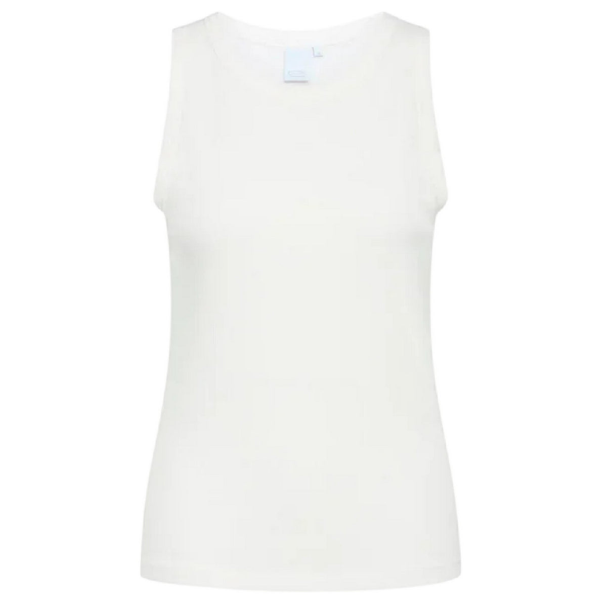 Snow White - Front - CCDK Copenhagen Womens-Ladies Anja Plain Sleeveless Tank Top