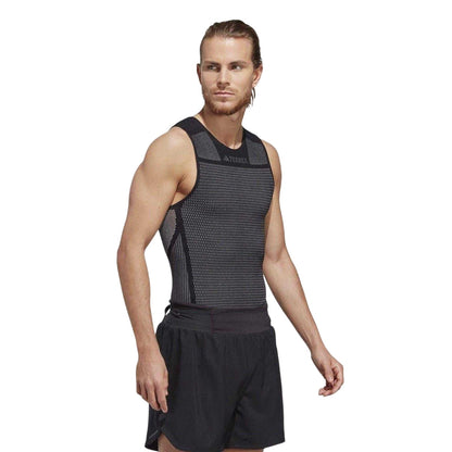 Black-White - Lifestyle - Adidas Mens Terrex Sleeveless Tank Top