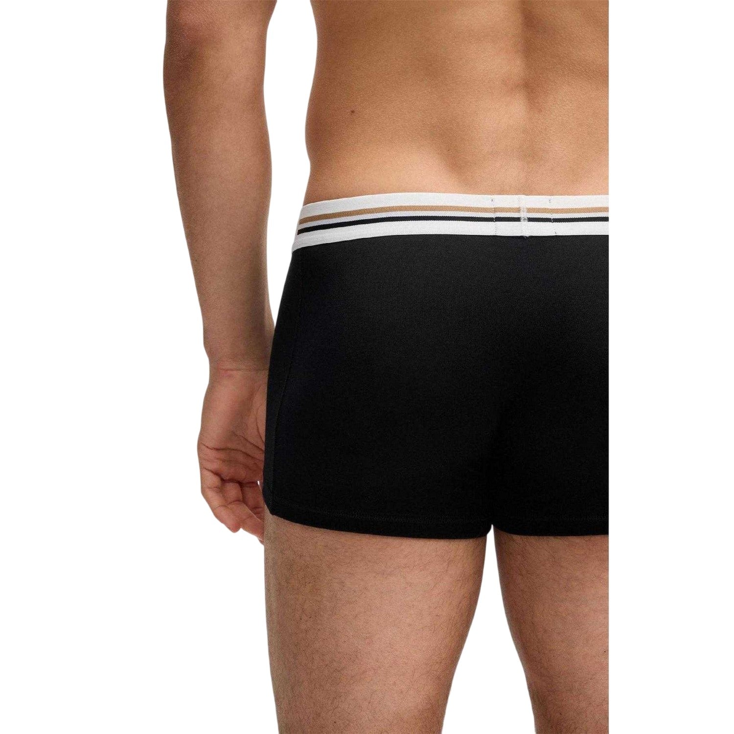 Multicoloured - Side - Boss Mens Revive Boxer Shorts (Pack of 3)